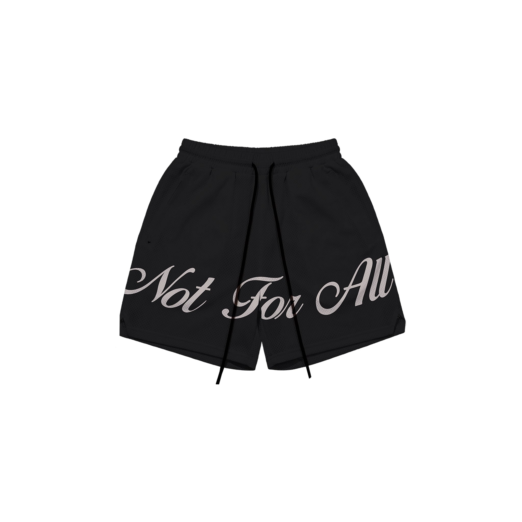 SIGNATURE MESH SHORTS IN OBSIDIAN BLACK
