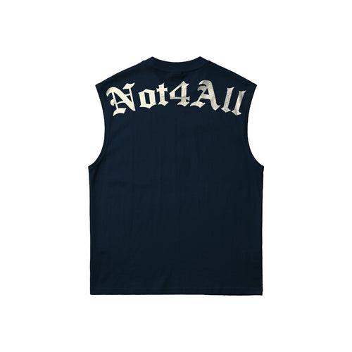 BOXY MUSCLE TANK IN ECLIPSE NAVY