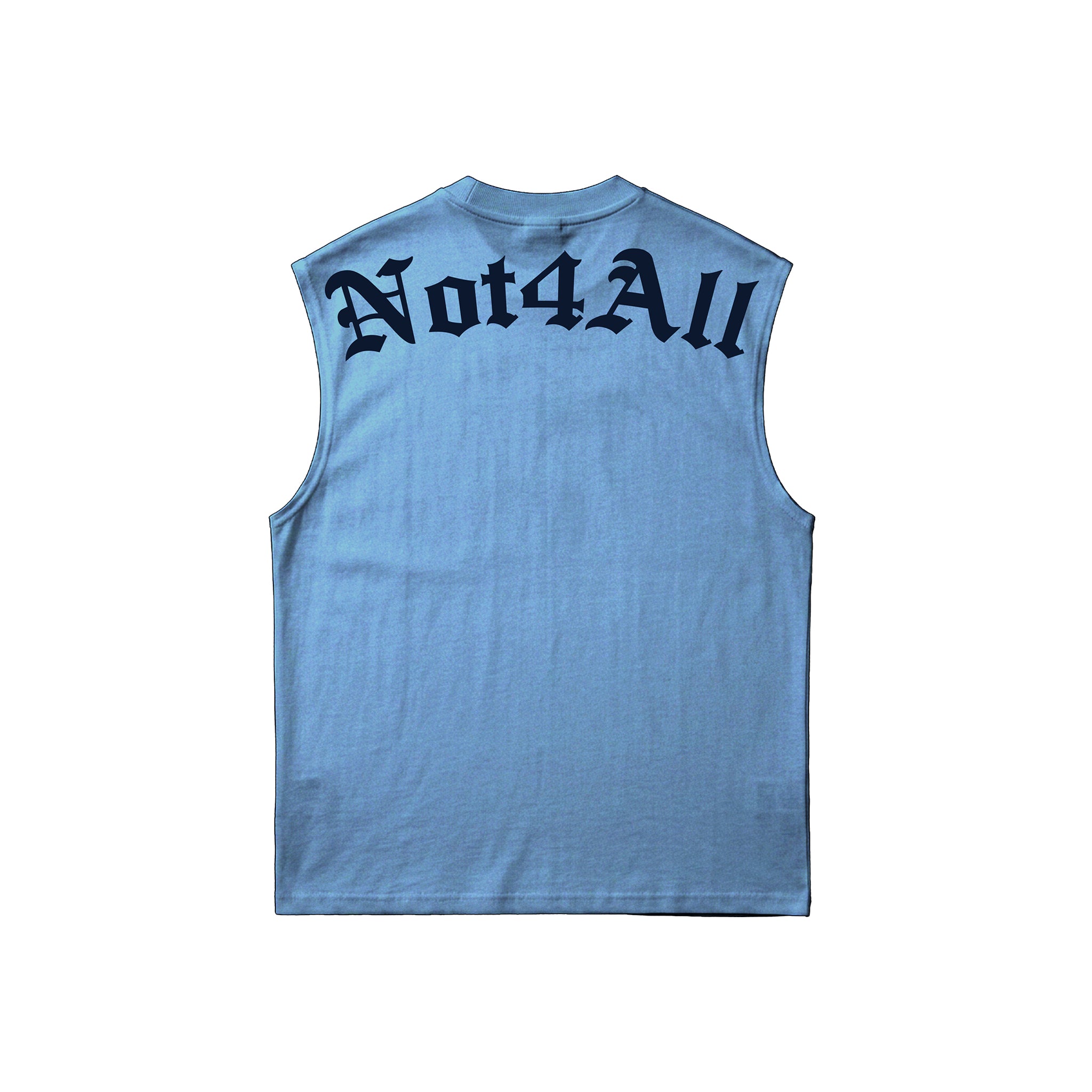 BOXY MUSCLE TANK IN POWDER BLUE