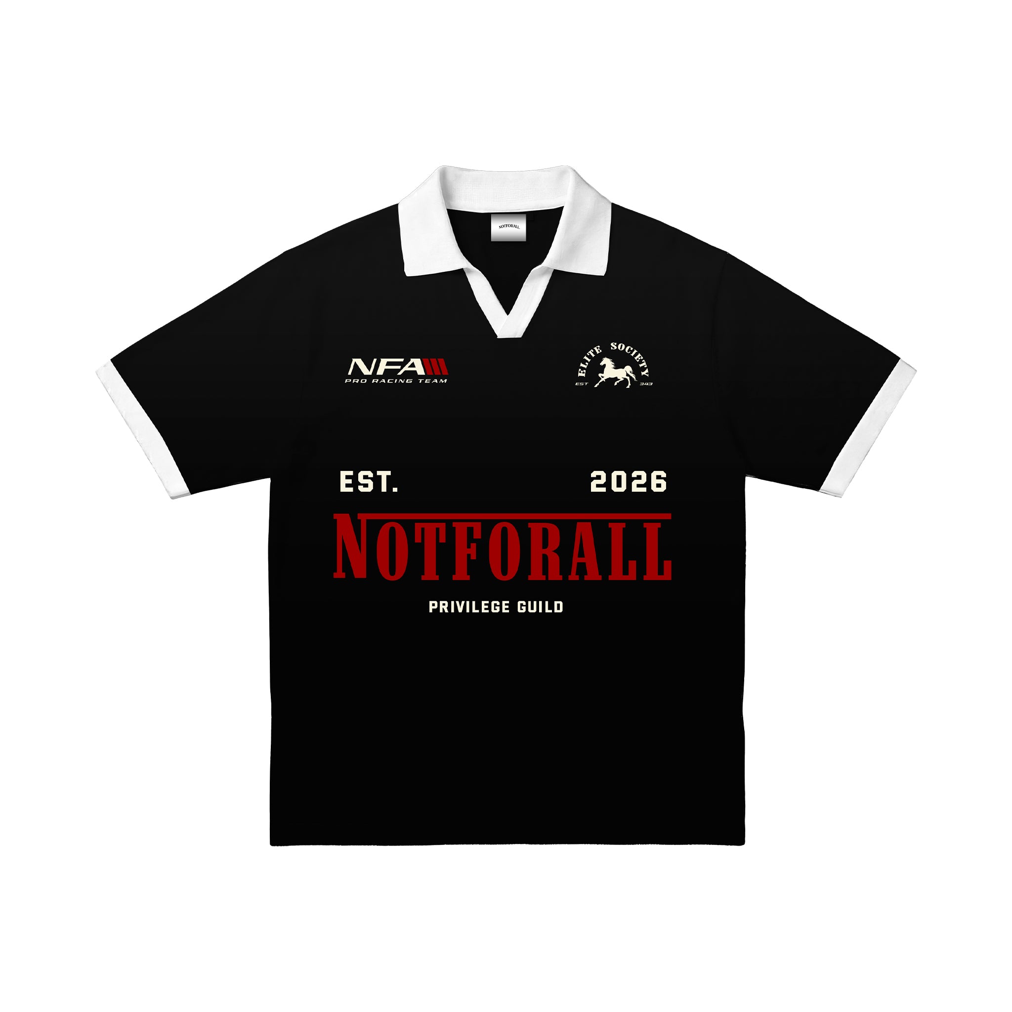PRO TEAM POLO IN JET BLACK