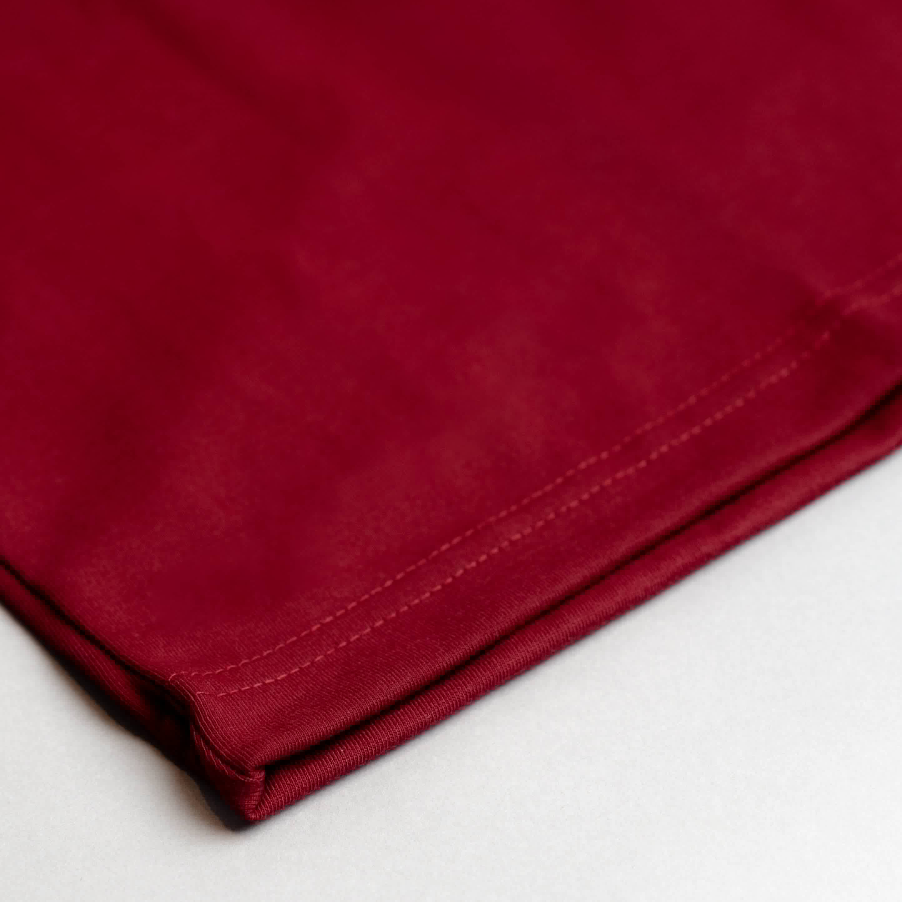 "BLOOD LINE" TEE IN CRIMSON VELVET