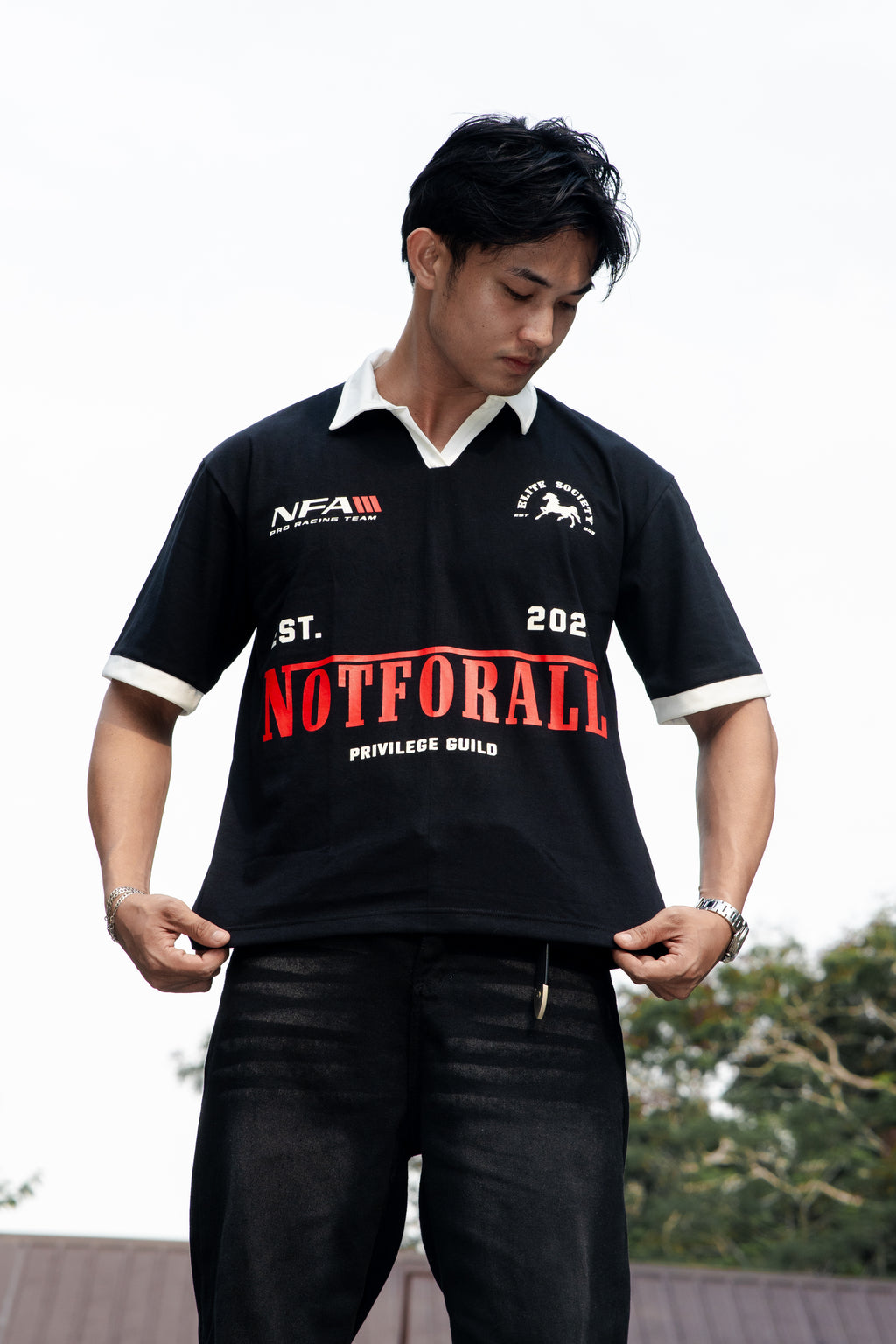 PRO TEAM POLO IN JET BLACK