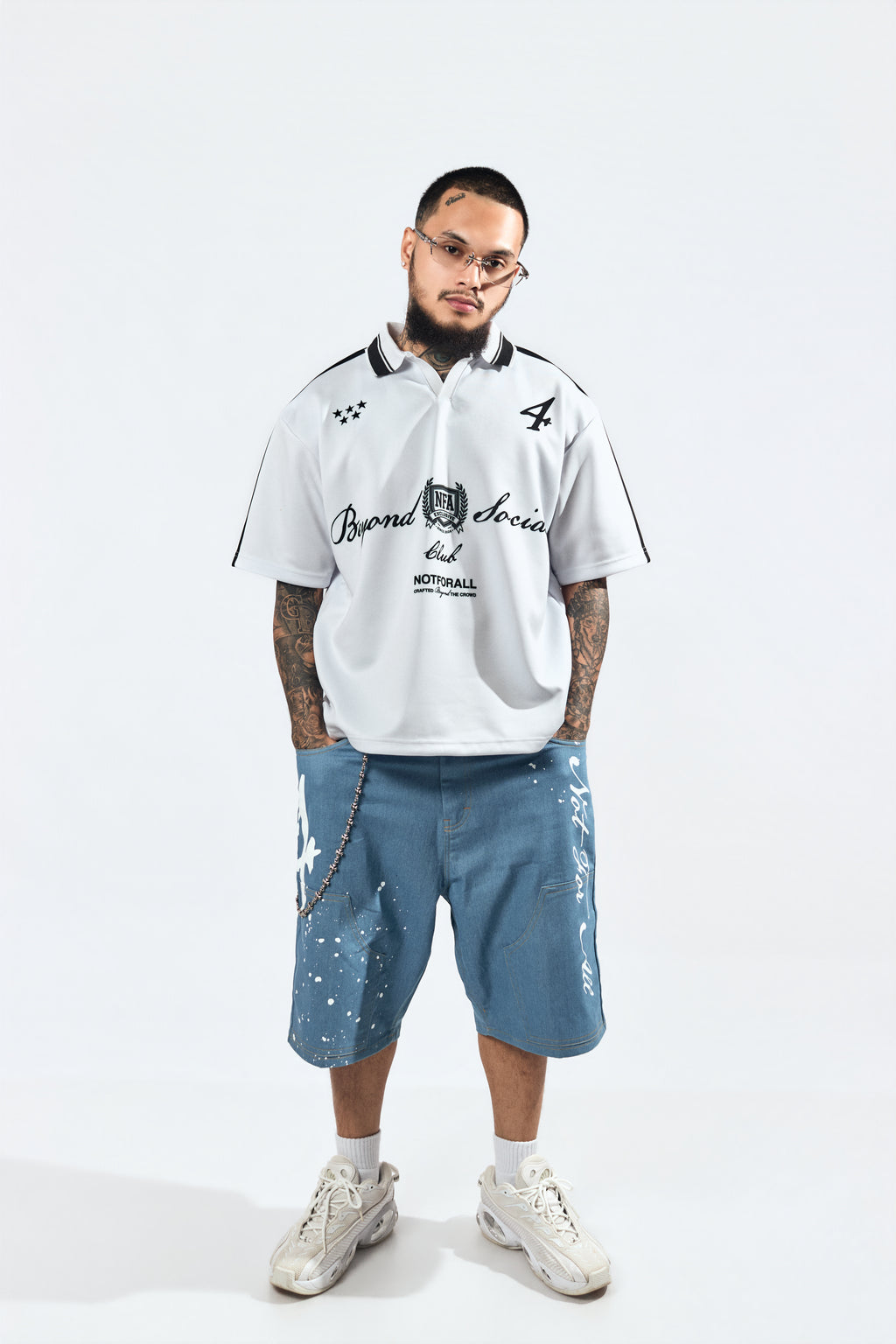 BEYOND SOCIAL CLUB POLO IN IVORY