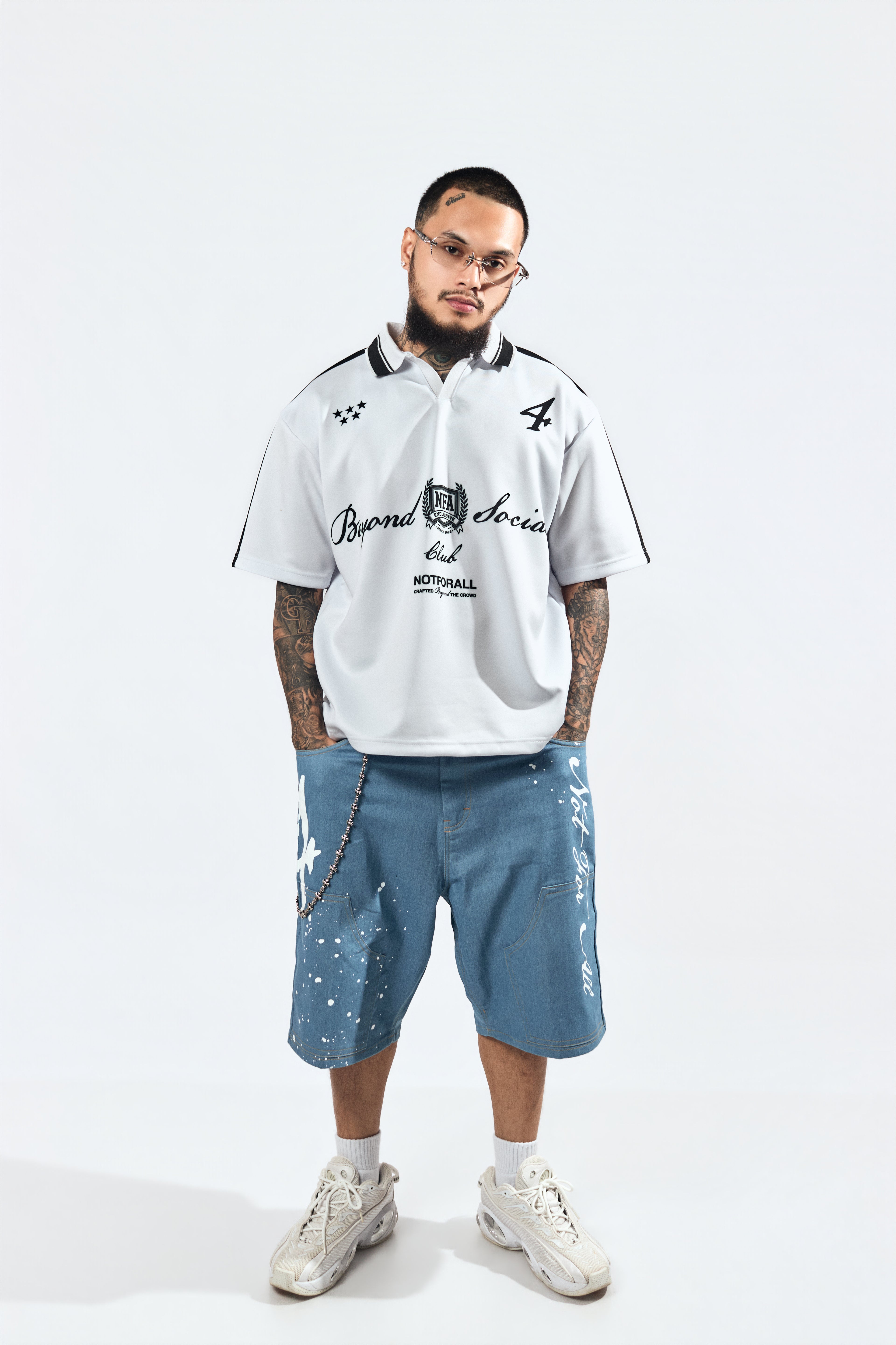 BEYOND SOCIAL CLUB POLO IN IVORY