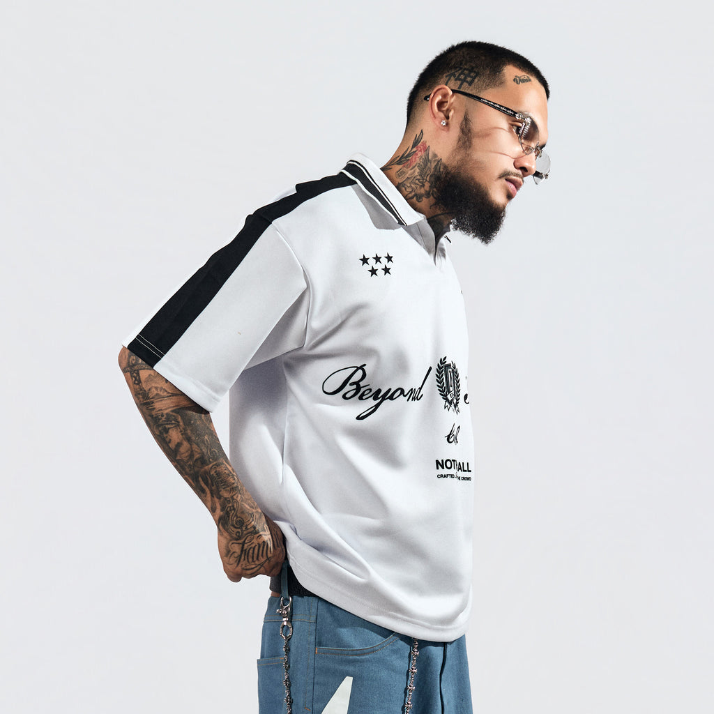 BEYOND SOCIAL CLUB POLO IN IVORY