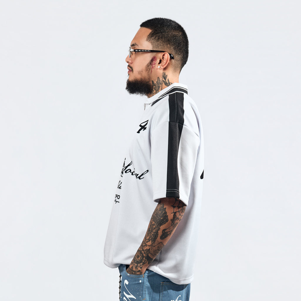 BEYOND SOCIAL CLUB POLO IN IVORY