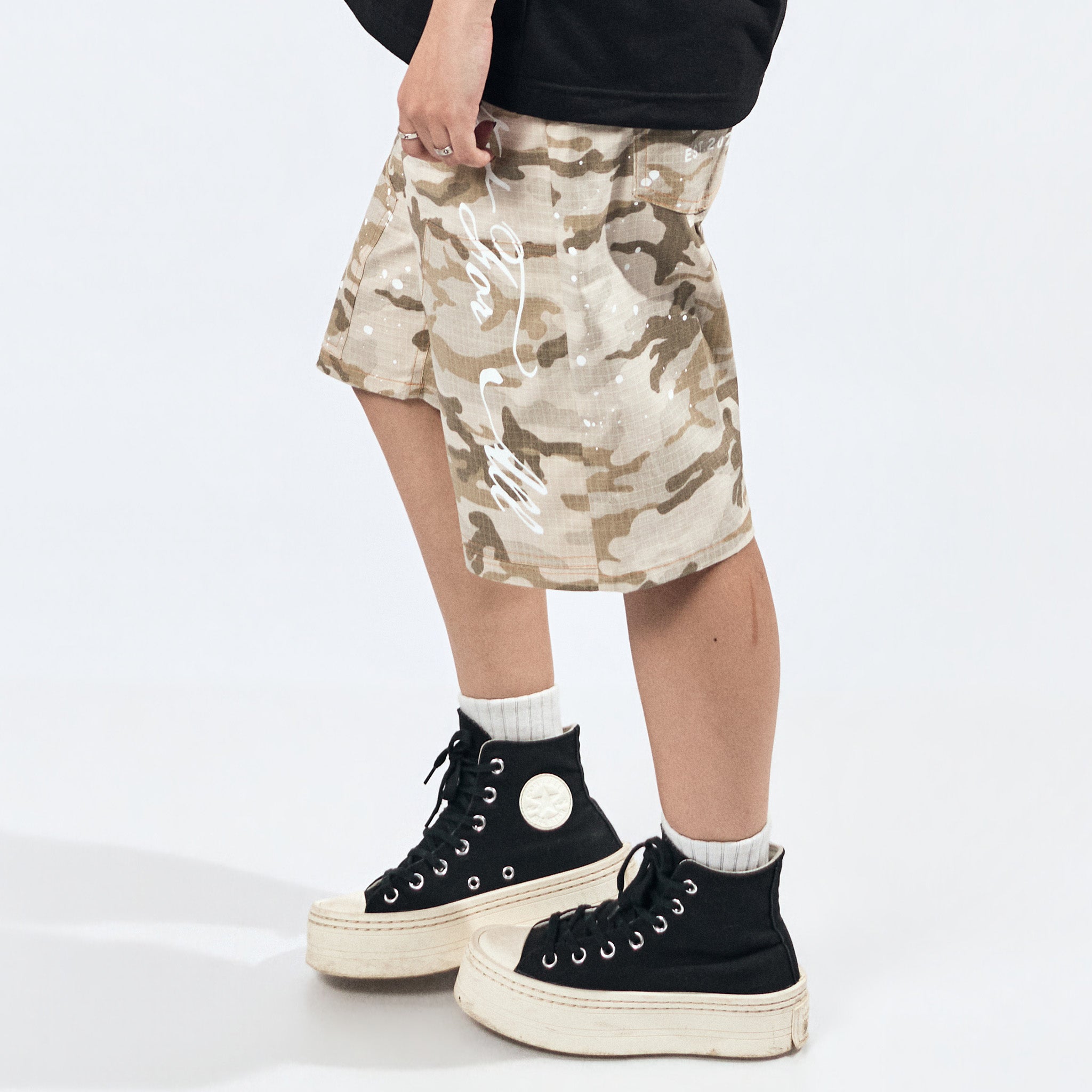 ARCHIVE JORTS IN DESERT CAMO