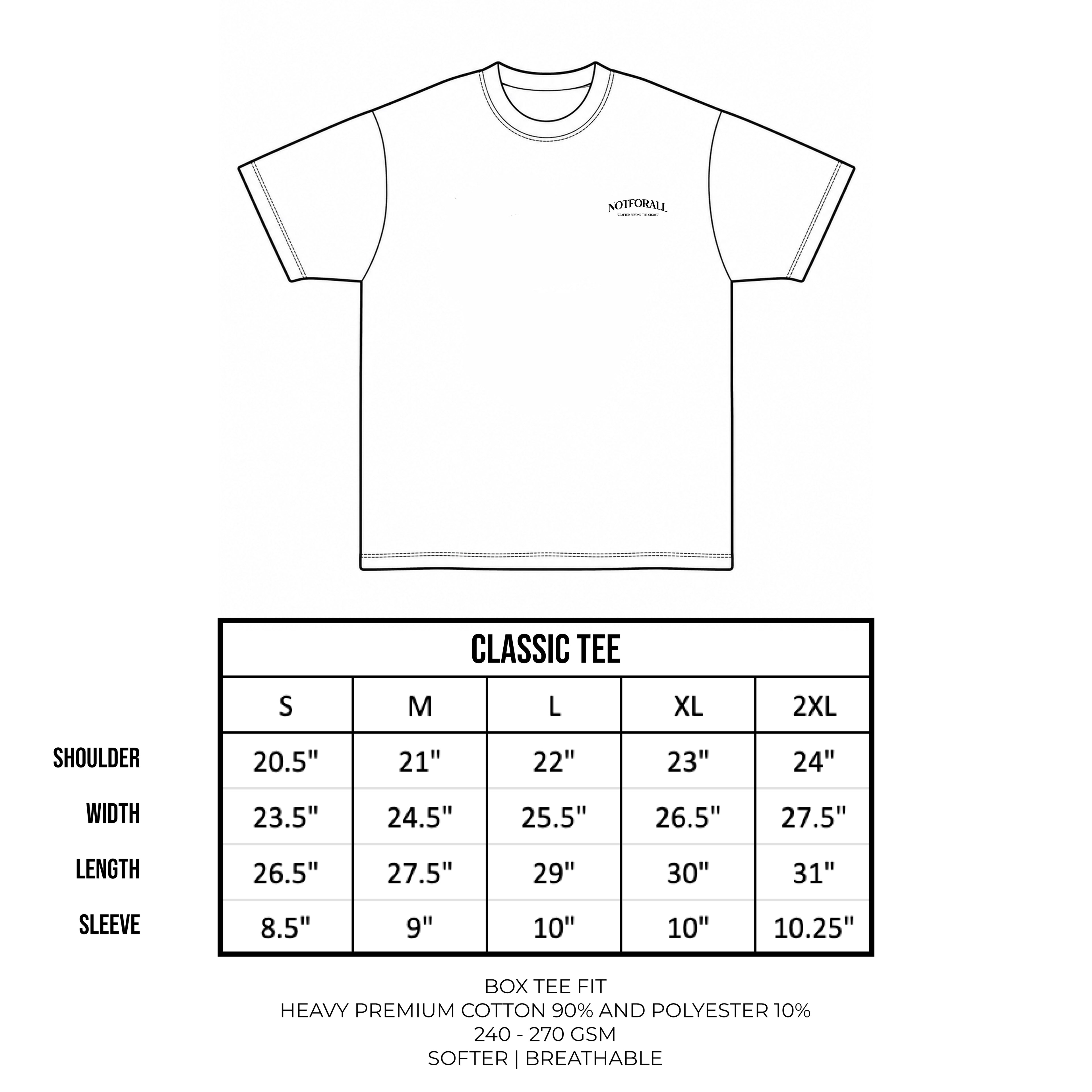 NFA CLASSIC TEE IN STONEGRAY